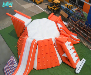 Parque Acuático Inflable de Verano para Deportes Acuáticos, Parque Inflable de <span class=keywords><strong>Playa</strong></span>, Parque Infantil Inflable, <span class=keywords><strong>Torre</strong></span> de Buceo con Múltiples Toboganes para Lago - Product Image 3