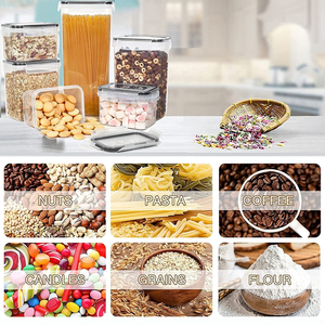 42Pcs Kín Thực Phẩm Lưu Trữ Container Với Phổ Nắp Nhựa Ngũ Cốc Container Lưu Trữ Set Với Nhãn Đánh Dấu - Product Image 3