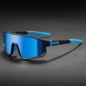 Lunettes de soleil tendance UV400 en polyester pour sports de plein air - Cool pour hommes et femmes, cyclisme, course à pied, conduite, moto, pliables, imperméables - Product Image 3