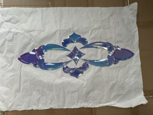 Cụm thủy tinh bevel rắn hình ba chiều loạt dB RB loạt ánh kim thủy tinh bevel cụm 1008 vát lưỡng sắc RB - Product Image 5