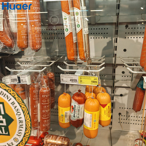 Réfrigérateur vertical multi-étages ouvert pour viandes froides et saucisses, vitrine de présentation pour supermarchés et boucheries - Product Image 5