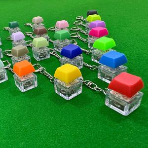 Custom Yumei Stress-Relief Fidget Clicker <b>Keychain</b> with Plastic Switch Button Keycaps for Unisex, Ages 8-13 - Product Image 4