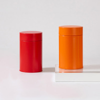 Boîtes rondes hermétiques simples pour grains de café, boîtes à thé, boîtes à épices de qualité alimentaire, boîtes à matcha
