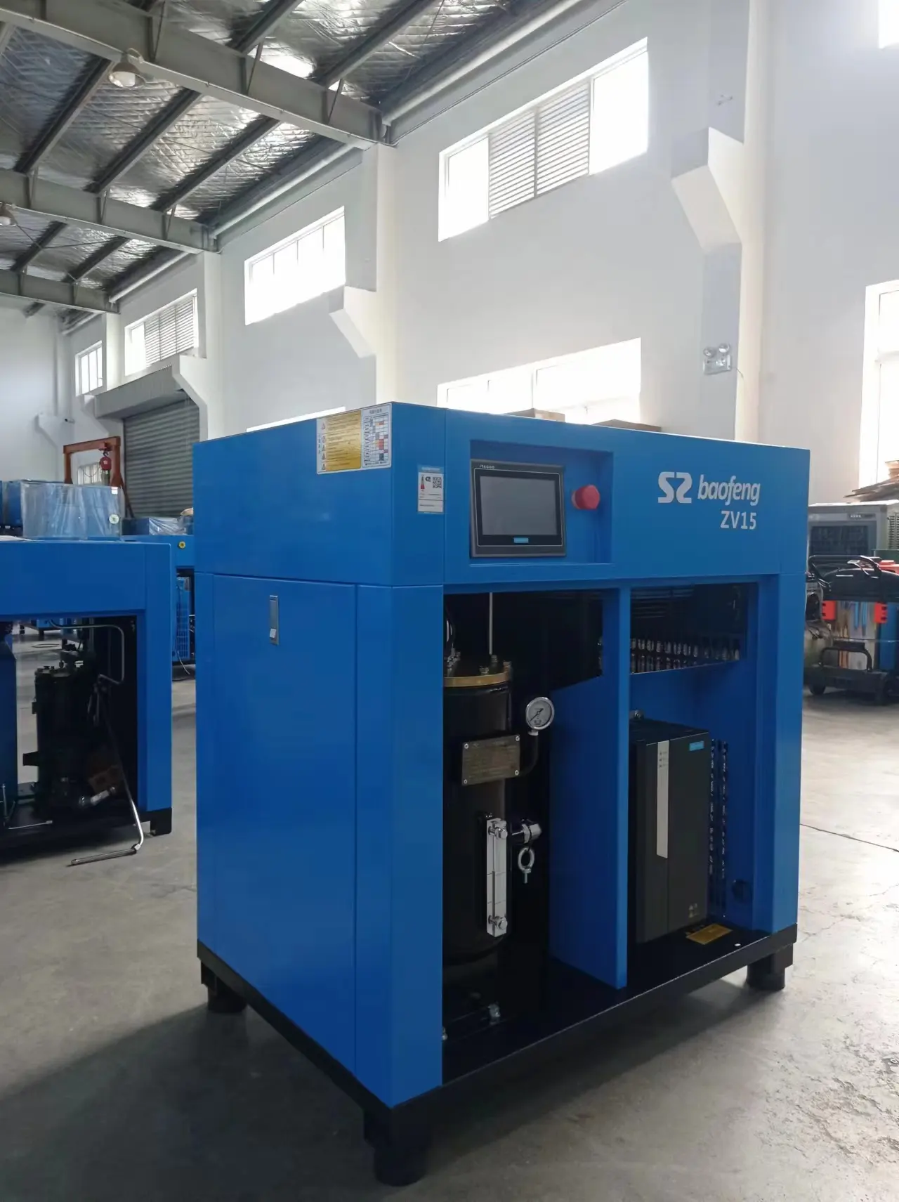 oil cooling micro-oil machine compressor high pressure industrial use 15kw 0.8MPa screw air compressor