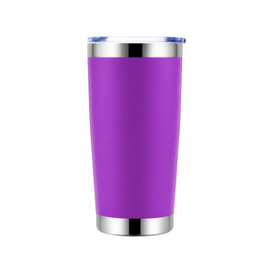 Stainless Steel Insulated Tumbler 20 Oz Travel Mug With Lid For Coffee <b>Hot</b> Cold <b>Drink</b> Portable Outdoor Office Use - Product Image 1