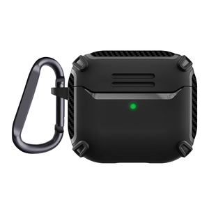 Funda de silicona suave de lujo para auriculares <span class=keywords><strong>2021</strong></span> con llavero de fibra de carbono TPU funda protectora completa para <span class=keywords><strong>airpods</strong></span> <span class=keywords><strong>1</strong></span> 2 3 PRO para <span class=keywords><strong>airpods</strong></span> 4 - Product Image 1