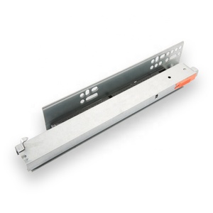 Deslizadores de cajón de cierre suave ajustables, Riel de tipo americano, alta resistencia, venta al por mayor - Product Image 5