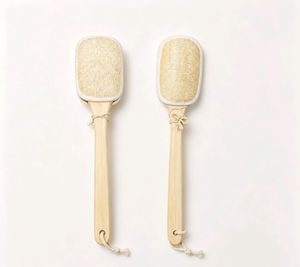 Cepillo de Baño de Lufa para Uso en Seco y Húmedo, Apto para el Cuerpo, Resistente y Duradero para el Baño Diario - Product Image 1