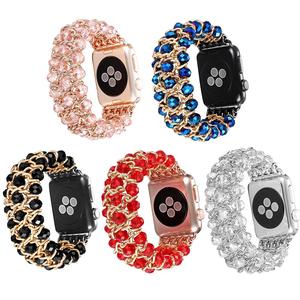 <span class=keywords><strong>Bracelet</strong></span> en acier inoxydable pour femme pour <span class=keywords><strong>Apple</strong></span> <span class=keywords><strong>Watch</strong></span> 8 bracelets de montre intelligents à bande ultra tressée pour 3 4 5 6 7 38/40/41/42/44/45/46/49mm - Product Image 2