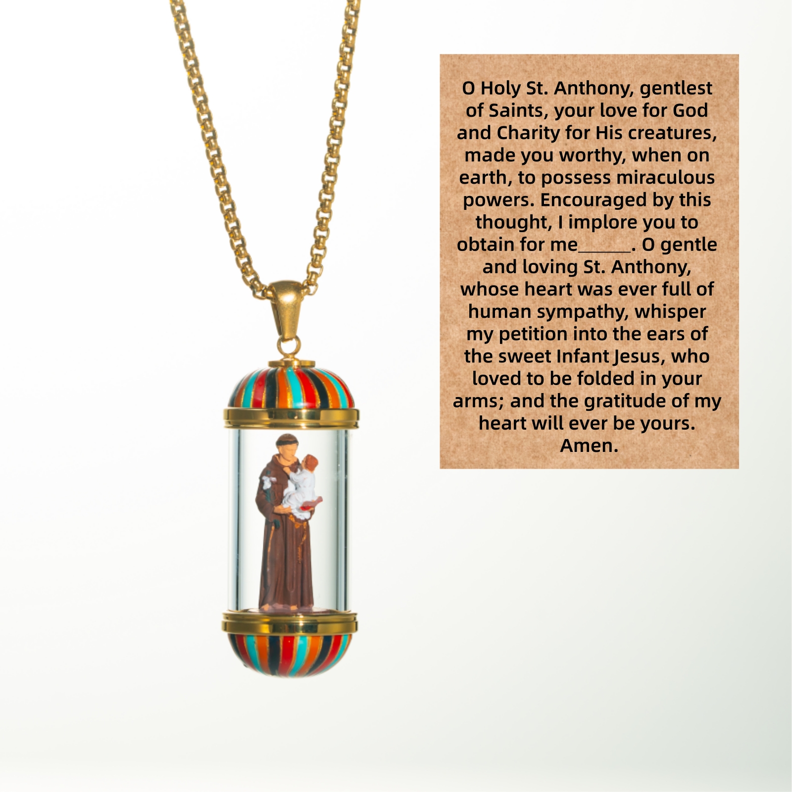 Saint Anthony pendant