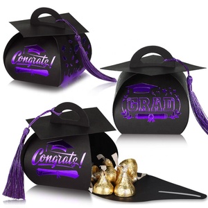 DAMAI Customization Graduation Gift <b>Box</b> 2024 Graduation Hat Candy <b>Box</b> Graduation Theme <b>Party</b> Event Supplies - Product Image 4