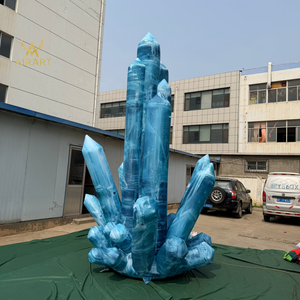 Colonne de glace/cristal gonflable bleue pour <span class=keywords><strong>musée</strong></span> des sciences et de la technologie, exposition sur le thème préhistorique - Product Image 6