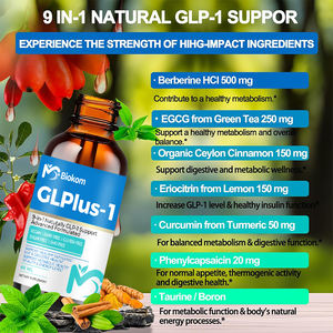 OEM integratore a base di erbe gocce liquide con berberina HCl, EGCG, Ceylon cannella, eriocitrina, curcumina, taurina e fenilcapsaicina - Product Image 2