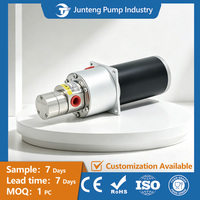 Pompe à engrenages en acier inoxydable de haute qualité, zéro fuite, basse pression, 0,9 ml/rev, moteur à courant continu à balais, résistante à la corrosion, pour le remplissage de condiments