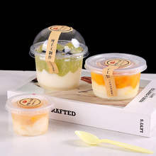 Pet 8 12 16 24 32 oz Vòng container dùng một lần salad bowlcookies containercandy container - Product Image 6