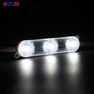 โมดูลไฟ LED ดิจิตอลกันน้ำ 12V 3 ดวง 2835 SMD ป้ายโฆษณาภายนอกอาคาร IP67 LED 175 °   โมดูลตัวอักษรไฟ LED แบบ Backlit รุ่น 1.08W พิกเซล - Product Image 1