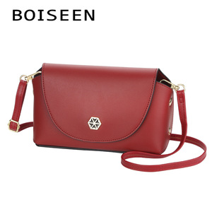 Boiseen Women's Chest Bag Wine Red Magnetic Closure Anti Theft Single Strap Daily Use - Product Image 1