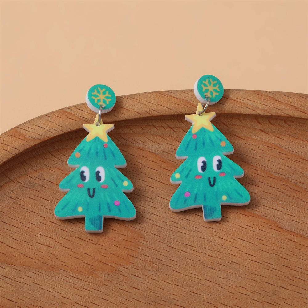 ต่างหูต้นคริสต์มาส sku8564