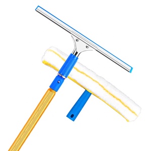 Perche télescopique de nettoyage de <span class=keywords><strong>vitres</strong></span> 7,5 m de hauteur avec raclette et kit de nettoyage intérieur/extérieur, idéale <span class=keywords><strong>pour</strong></span> <span class=keywords><strong>les</strong></span> fenêtres hautes - Product Image 6