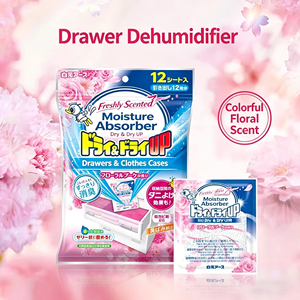 HAKUGEN EARTH 360g12 Deshumidificador Desecante Sólido Desechable con 12 Piezas, 30%-50% de Ingrediente Activo, Origen Japón - Product Image 3