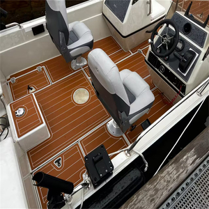 1996 <strong>Boston</strong> <strong>Whaler</strong> 16SL Cockpit Mat Boat EVA Foam Teak Flooring Pad SeaDek MarineMat Gatorstep Style Self Adhesive - Product Image 2