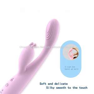 低価格Gスポットウサギバイブレーターバニー充電式12振動モデル女性大人用おもちゃVibromasseur - Product Image 1