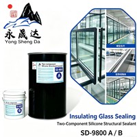 Scellant structurel en silicone bicomposant pour usage en construction, pour toit en verre de véranda, lanterneau, étanche, haute résistance d'adhérence