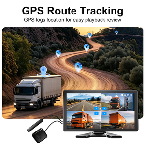 ระบบกล้องมองหลัง 10.1 นิ้ว 4CH ควบคุมผ่านแอพ WiFi พร้อมฟังก์ชั่น GPS และระบบเตือนจุดบอดสำหรับรถบรรทุก ชุดกล้องบันทึกภาพ DVR สำหรับรถบรรทุกหนัก - Product Image 3