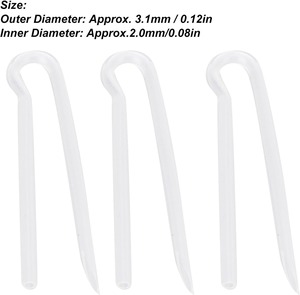 Tube en silicone de remplacement pour aides auditives B2B, pour appareils BTE, <span class=keywords><strong>prix</strong></span> de gros au mètre, découpe sur mesure - Product Image 1
