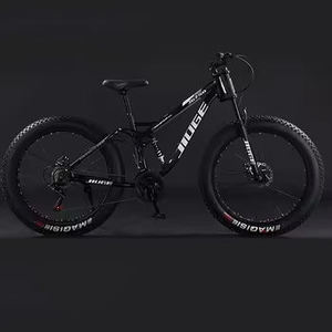 Bicicleta de Montaña de 21 Velocidades con Doble Amortiguación, Neumáticos Anchos y Suspensión Trasera para Descenso y Ciclismo Todoterreno Extremo - Product Image 4