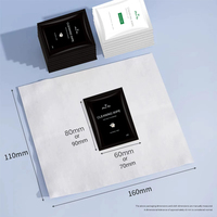 Lingettes humides personnalisées avec logo, rafraîchissantes, pour la maison, scellées sur quatre côtés, écologiques, non tissées, extra douces, pour nettoyage individuel