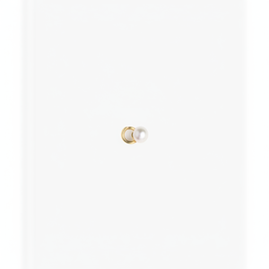 Boucles d'oreilles élégantes en diamant de laboratoire Two of Hearts, style piercing, pour studio - Product Image 1