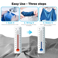 Serviette de plage instantanée extérieure 30*100cm la plus vendue, serviette rafraîchissante en microfibre personnalisable avec logo pour le sport