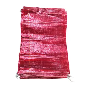 Plus pp woven bag for South America(Chile/Panama/Peru)sacos rojos maize meal packaging bag