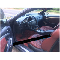 Tapis de sol de voiture en cuir, 5mm, pour mercedes benz CLK200 CLK280 CLK350 clk240 W209 C209 2009 2008 2007 2006 2005, accessoires clk