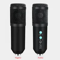 Microphone USB amélioré Microphone à condensateur de Studio avec couvercle de micro Microphone à condensateur pour Audio et vidéo professionnels