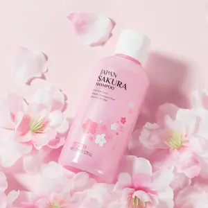 Laikou Nieuwe Aankomst Japan Sakura Beschadigd Haar Reparatie Gladmakende Olie Controle Diepe Reiniging Voeden Natuurlijke Shampoo