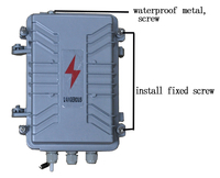 Système d'alarme antivol en alliage d'aluminium à énergie solaire GSM pour transformateur électrique avec portée de détection de 100 à 200 m