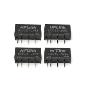 하이 링크 핫 세일 DC DC 2W 5V ~ 3.3V/5V/9V/12V/15V/24V 미니 컨버터 90% 효율 절연 전원 공급 장치 지능형 모듈