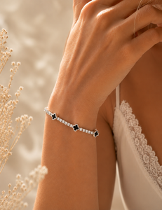 Premium Moissanite 925 Sterling <b>Silver</b> Rhodium Plated Hiphop Style Unisex <b>Bracelet</b> Elegant Linked Chain Design Brilliant Stone - Product Image 2