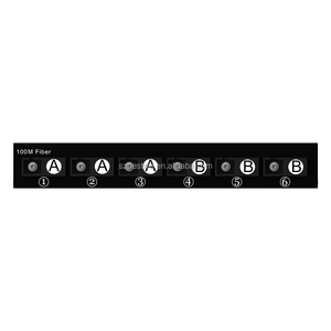 Factory Direct Sale SC to RJ45 Optical Converter 6SC+2RJ45 <b>Aggregation</b> 10/100Mbps Single Mode Simplex SC Media Converter - Product Image 3