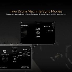 Pédale de looper stéréo multi-pistes VALETON pour guitare, <span class=keywords><strong>basse</strong></span>, clavier, voix, machine à rythmes automatique, 7 effets de boucle, 99 mémoires de projet - Product Image 4