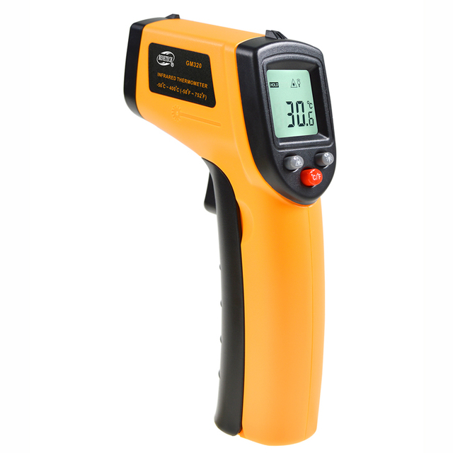 Infrared Thermal Imager GM320 Thermometer for Hot Sale Industry -50 ~ 400C High Temperature Thermometer Gun