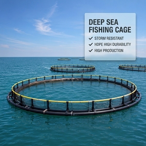 Cage flottante en HDPE de haute qualité pour l'aquaculture, nasse à crevettes pour eaux profondes avec un taux de survie élevé pour une pêche efficace - Product Image 1