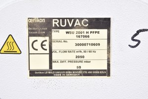 โอเออร์ลิคอน สำหรับระบบสุญญากาศ 501965 VV-System WSU2001H/WSU501H ระบบปั๊มอุตสาหกรรม PFPE 1.6-8.5 กิโลวัตต์ - Product Image 5