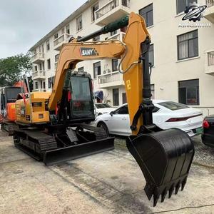 Excavadora de cadenas usada SANY 95, de segunda mano, marca original japonesa, 9.5 toneladas, excavadora de cadenas de tamaño mediano. - Product Image 3