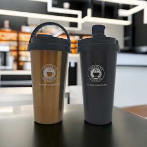<span class=keywords><strong>Gourde</strong></span> d'eau isotherme en acier inoxydable 304 à double paroi de 500 ml avec poignée, personnalisable avec logo, pour le sport et la gym - Product Image 6