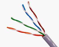Cable de red CAT5e UTP 0,5x4P Cableado Ethernet de fibra óptica de cobre puro de alta velocidad Cableado de comunicación superior para óptimo