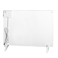 Programación semanal Pantalla LCD ErP Termostato inteligente 600*800 550W Convector suave de pared Calentador de panel de cerámica pintable
