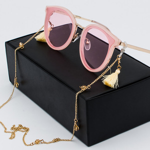 Jamie's Eyeglasses Chain Neckband Sunglasses Full Rim Copper Women Light Weight Spring 2023 - Product Image 3